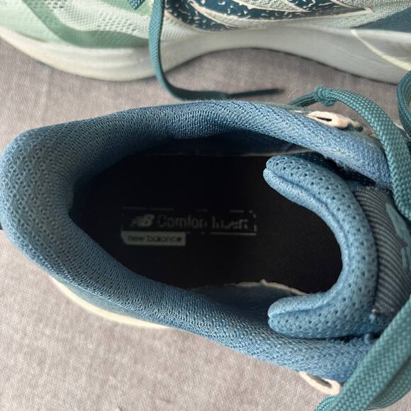 New Balance DynaSoft Nitrel V4 Running Shoes Womens 8 Teal Sneakers All Terrain - Picture 9 of 12
